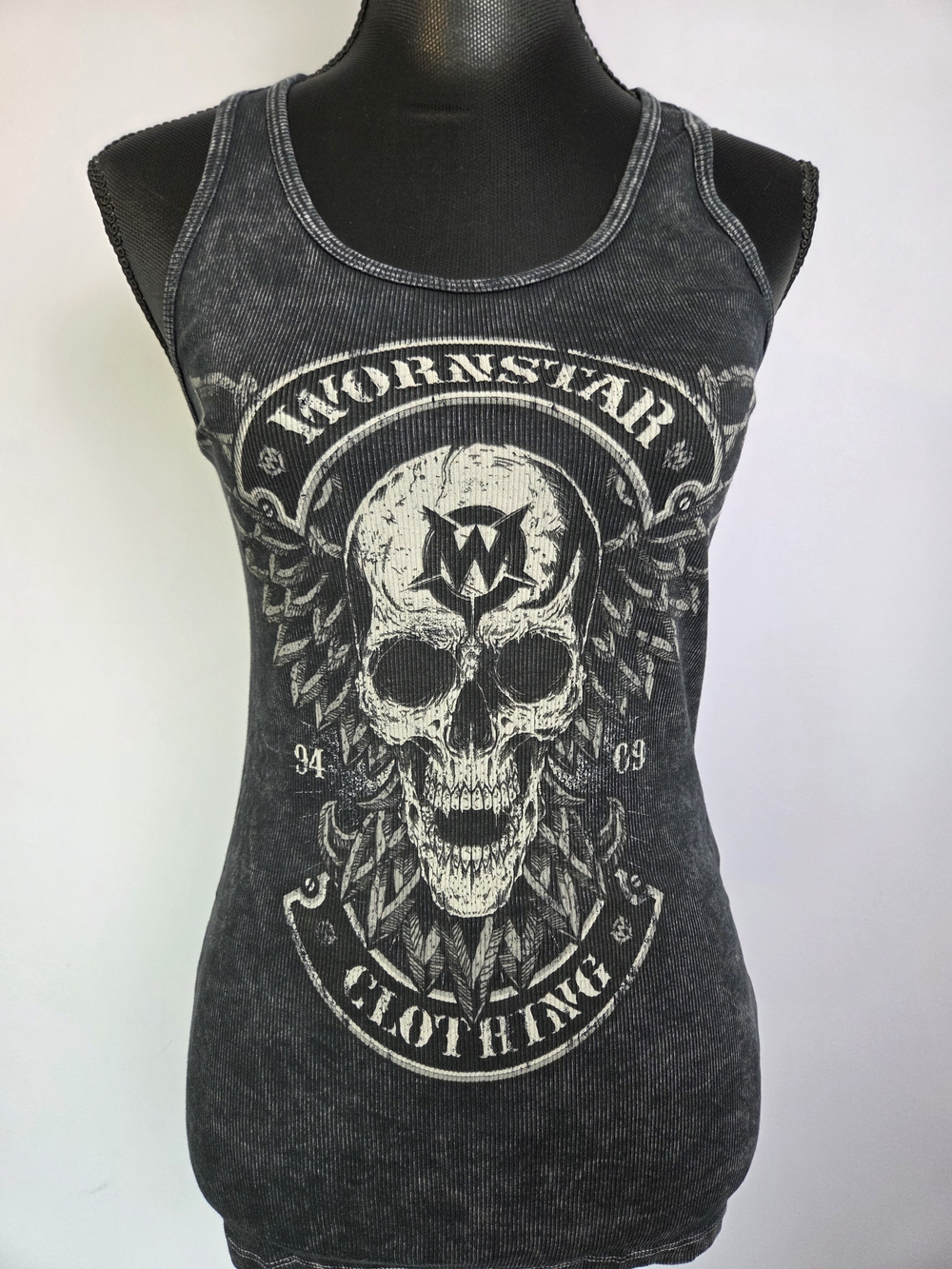 *Rare* Wornstar Vengence Soft Ribbed Tanktop Ladies XLarge Retired Style